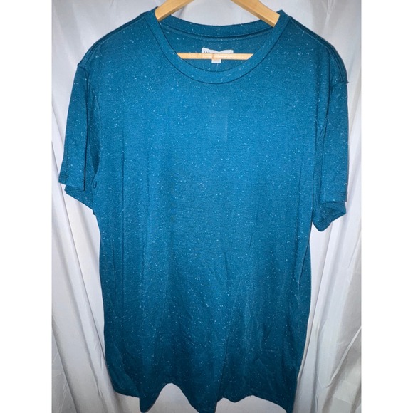 And Now This Men's Speckled T-Shirt, Moroccan Blue, Size XL, NWT - Picture 2 of 5